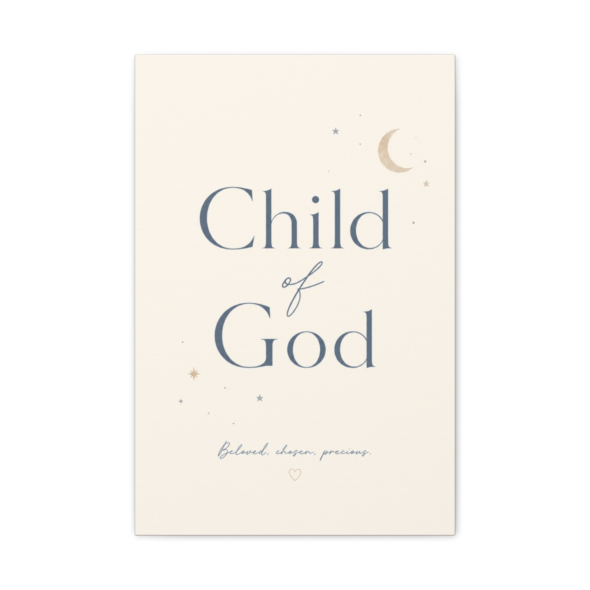 Child of God – Faith Nursery Canvas Wall Art