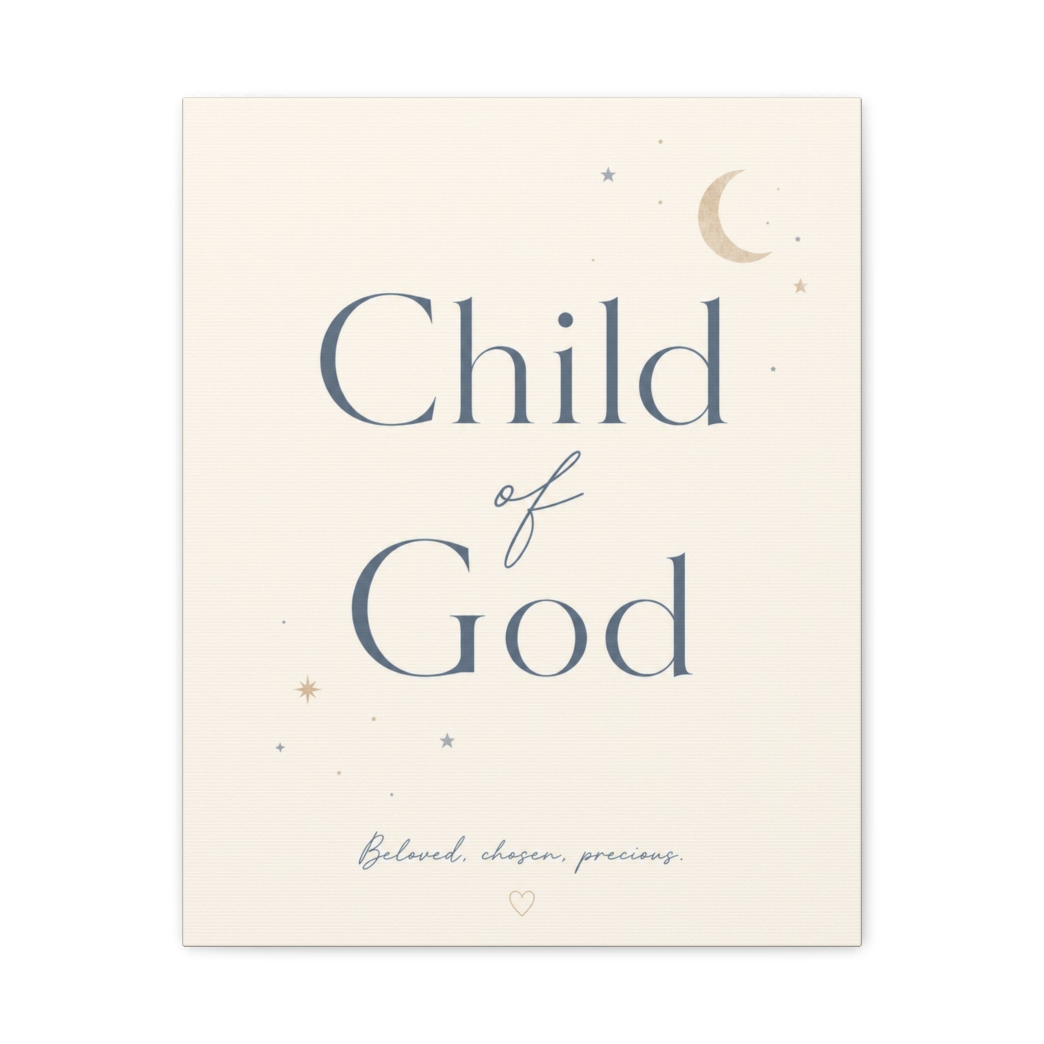 Child of God – Faith Nursery Canvas Wall Art