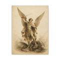 Saint Michael Archangel Canvas Print – Vintage Religious Wall Art