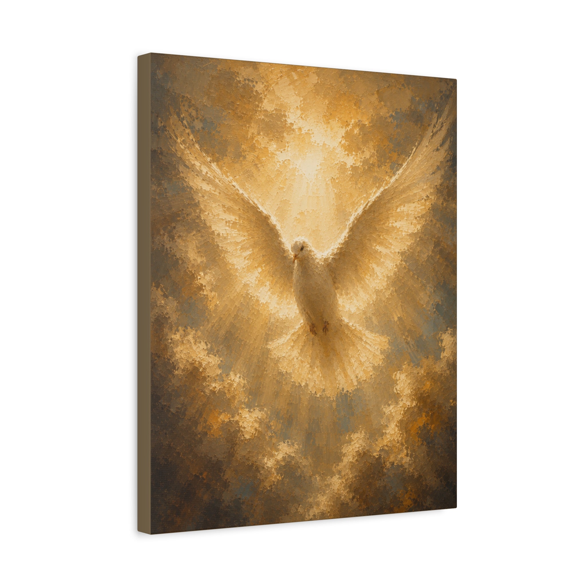 Holy Spirit Dove Christian Canvas Wall Art. Sacred Religious Art