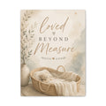 Loved Beyond Measure Christian Nursery Canvas Wall Art