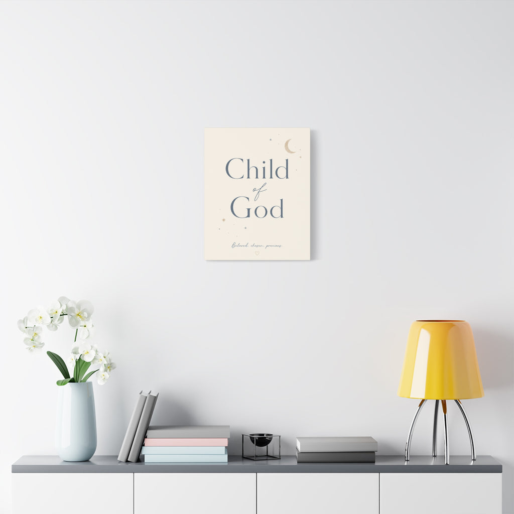Child of God – Faith Nursery Canvas Wall Art