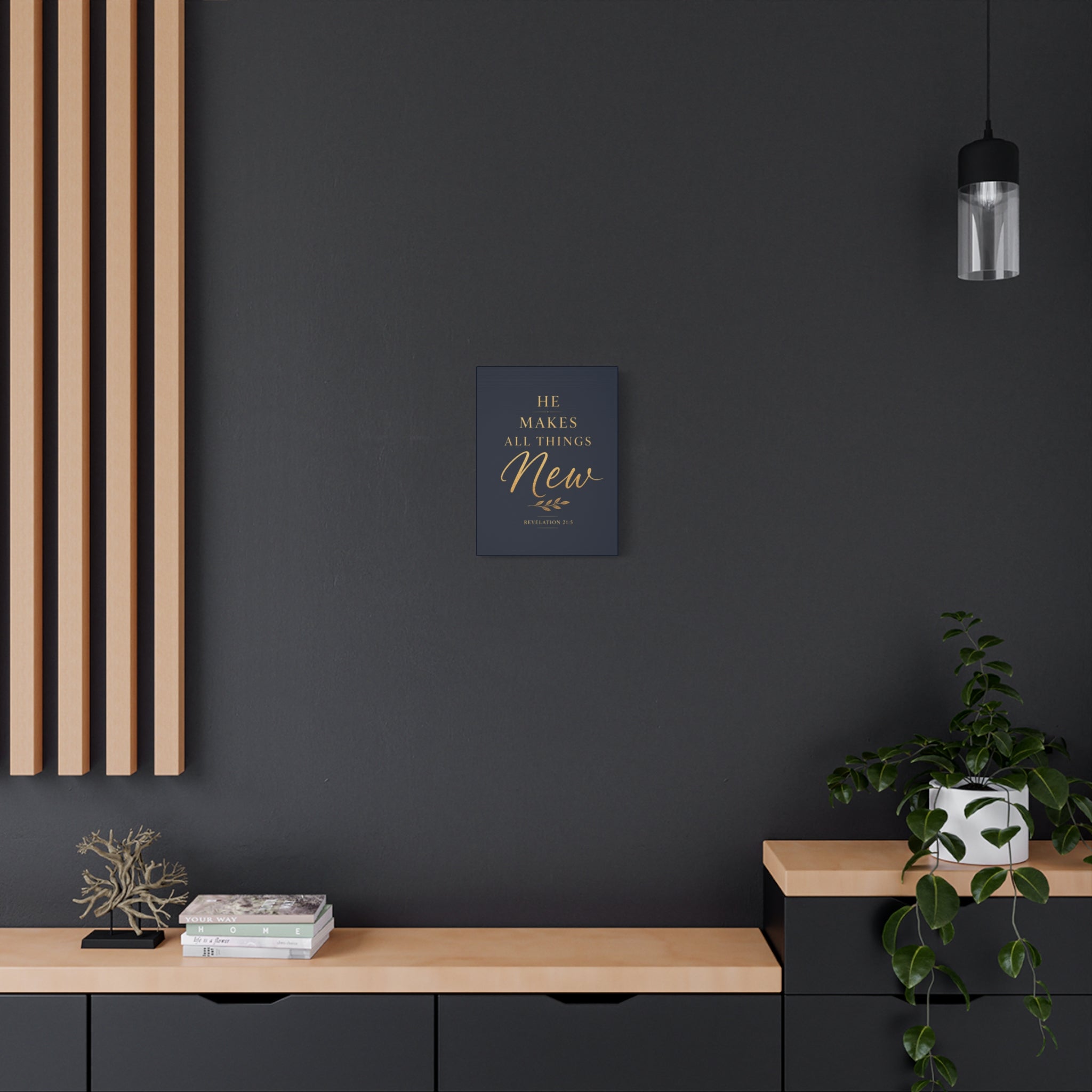 Makes All Things New Canvas Wall Art