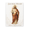 Sacred Heart of Jesus – Jesus, I Trust in You Canvas Print (Color)