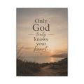 Only God Truly Knows Your Heart Christian Canvas Wall Art