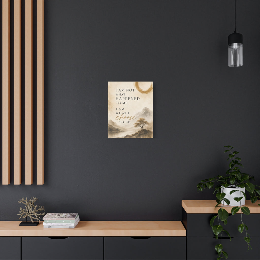 I Am What I Choose to Be Canvas Wall Art