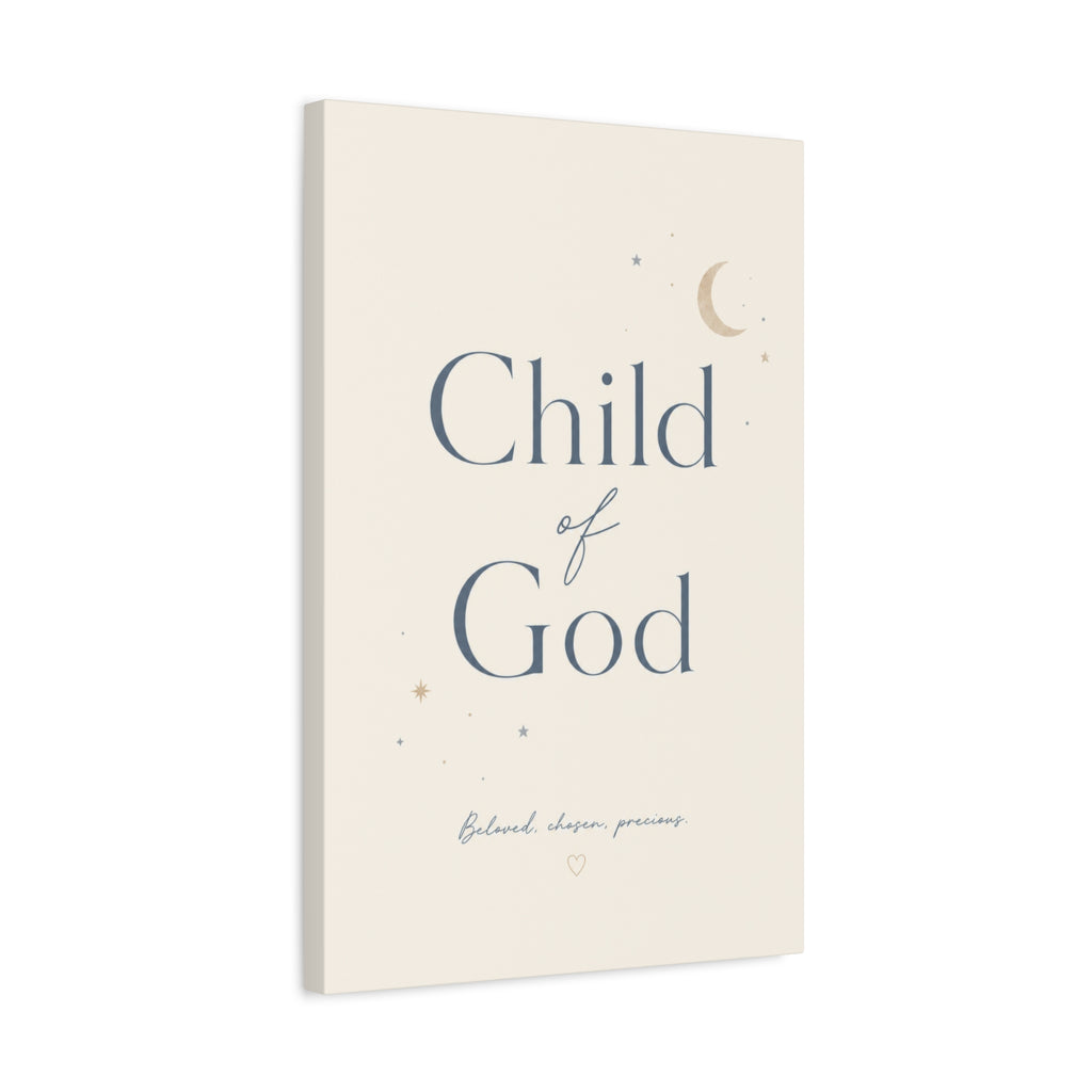 Child of God – Faith Nursery Canvas Wall Art