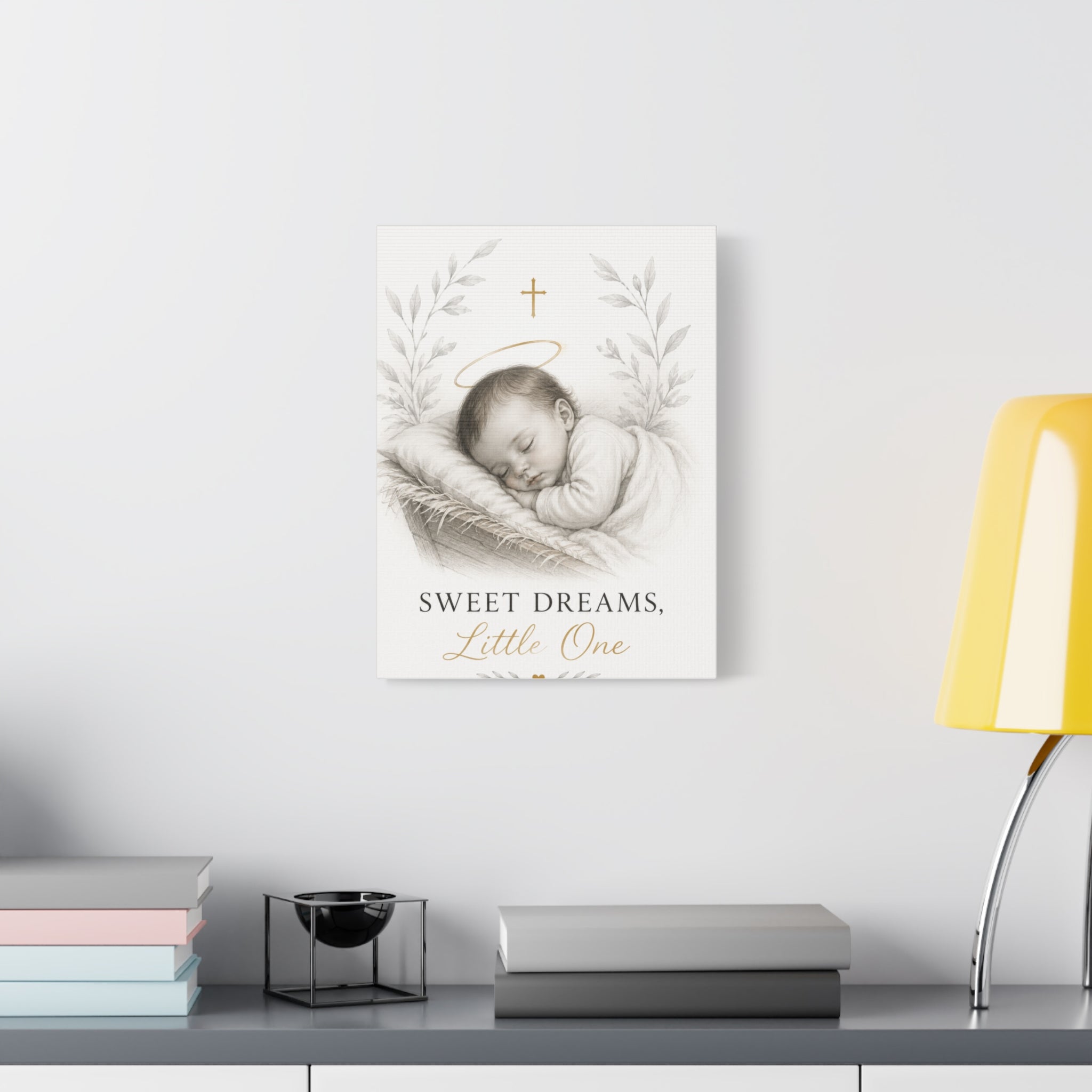 Sweet Dreams, Little One – Nursery Faith Canvas Wall Art