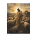 Jesus the Good Shepherd Christian Canvas Wall Art |Sacred Religious Art