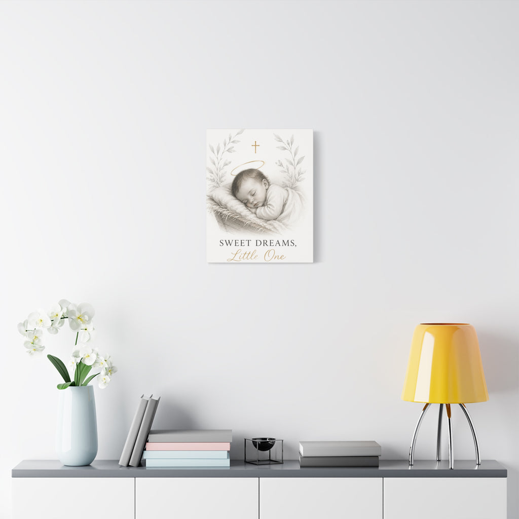 Sweet Dreams, Little One – Nursery Faith Canvas Wall Art