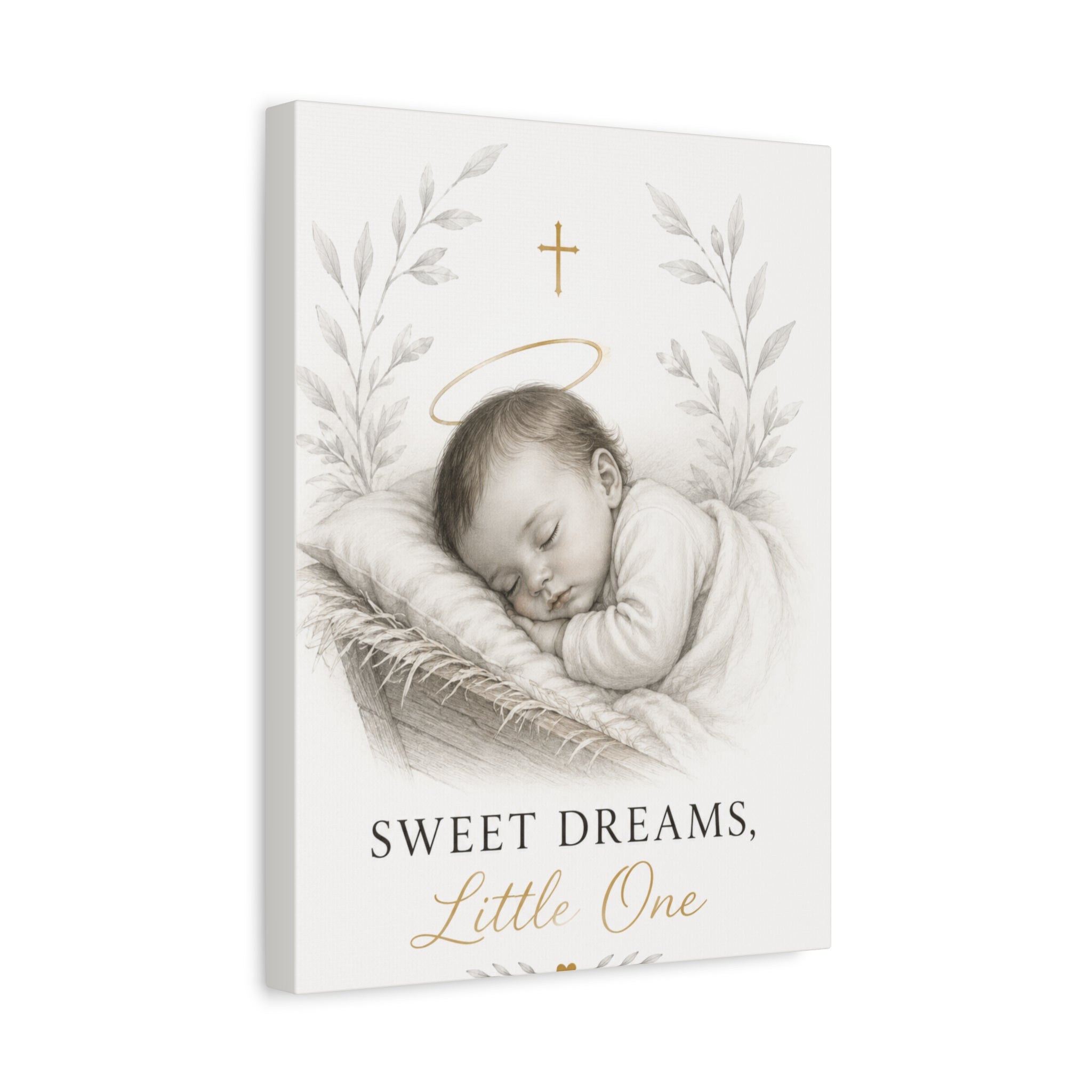 Sweet Dreams, Little One – Nursery Faith Canvas Wall Art