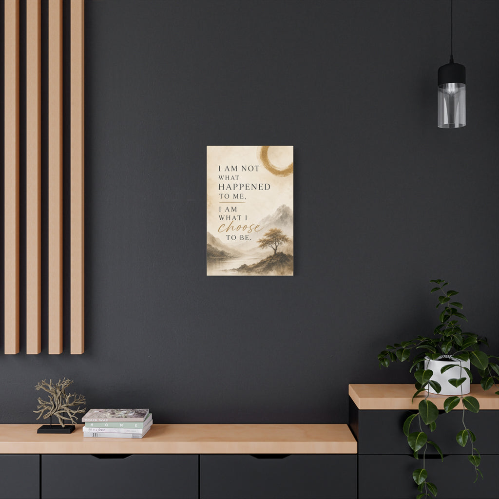 I Am What I Choose to Be Canvas Wall Art