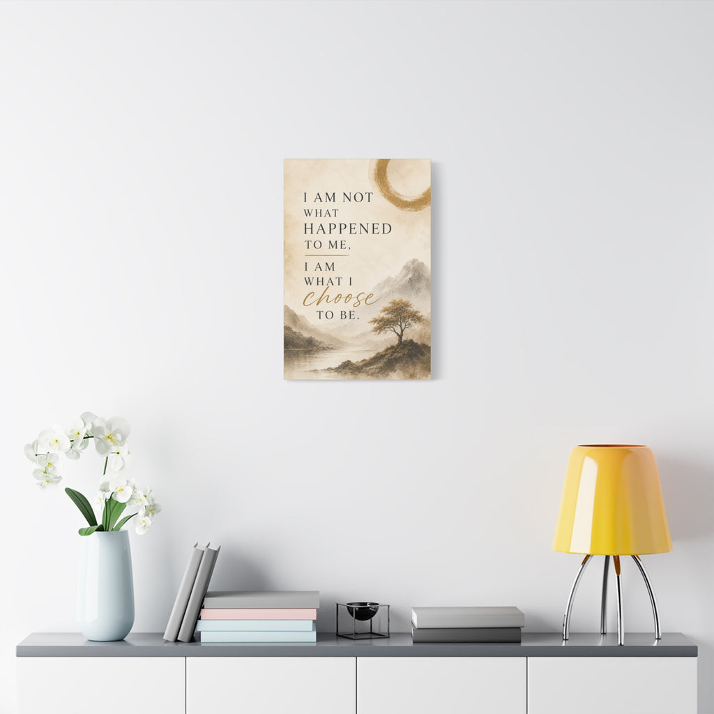 I Am What I Choose to Be Canvas Wall Art